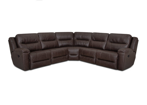 Franklin Furniture - 659 Davenport 5 Piece Sectional Sofa in Duvall Coffee - 65901-65907-65999-65903-65902 - GreatFurnitureDeal
