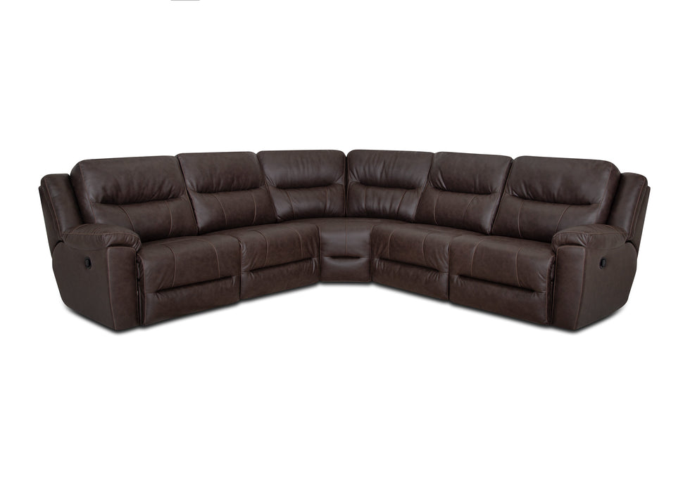 Franklin Furniture - 659 Davenport 5 Piece Sectional Sofa in Duvall Coffee - 65901-65907-65999-65903-65902 - GreatFurnitureDeal