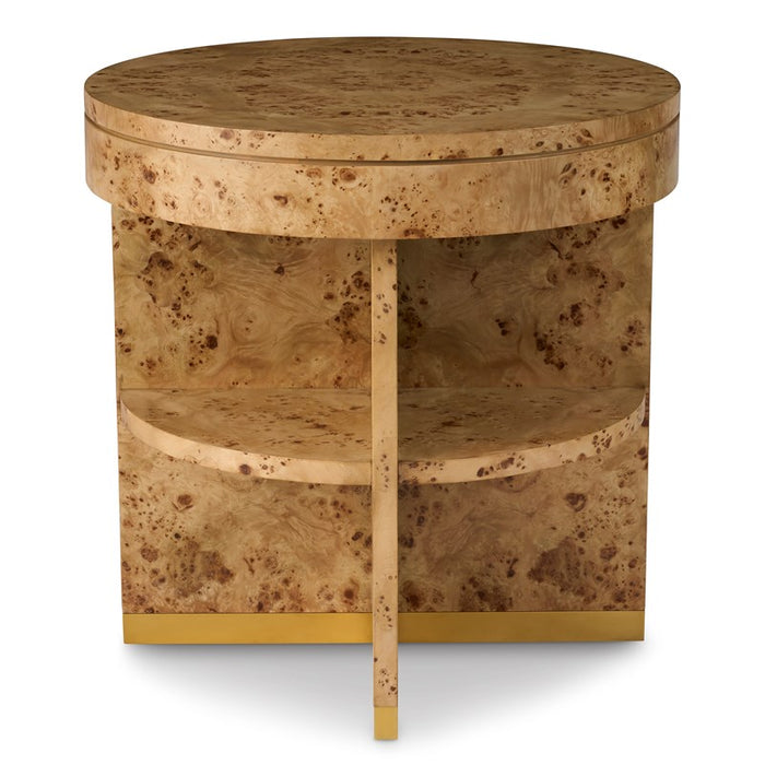 Ambella Home Collection - Rayne End Table - Burl - 66018-900-001