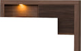 ESF Furniture - Lindo 3 Piece King Size Storage Bedroom Set w/led in Brown Tones - LINDOKS-3SET - GreatFurnitureDeal
