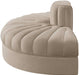 Meridian Furniture - Rummi Beige Velvet Performance Fabric Upholstered 2pc. Sofa - 660Beige-2RC - GreatFurnitureDeal