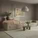 Meridian Furniture - Rummi Beige Velvet Performance Fabric Upholstered 5pc. Sofa - 660Beige-S155 - GreatFurnitureDeal