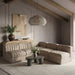 Meridian Furniture - Rummi Beige Velvet Performance Fabric Upholstered 5pc. Sectional - 660Beige-Sec5A - GreatFurnitureDeal