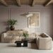 Meridian Furniture - Rummi Beige Velvet Performance Fabric Upholstered 7pc. Sectional - 660Beige-Sec7C - GreatFurnitureDeal