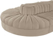 Meridian Furniture - Rummi Beige Velvet Performance Fabric Upholstered 8pc. Sectional - 660Beige-Sec8B - GreatFurnitureDeal