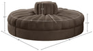 Meridian Furniture - Rummi Brown Velvet Performance Fabric Upholstered 4pc. Sofa - 660Brown-4RC - GreatFurnitureDeal