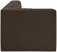 Meridian Furniture - Rummi Brown Velvet Performance Fabric Upholstered 4pc. Sectional - 660Brown-Sec4D - GreatFurnitureDeal