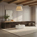 Meridian Furniture - Rummi Brown Velvet Performance Fabric Upholstered 7pc. Sectional - 660Brown-Sec7D - GreatFurnitureDeal