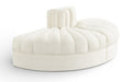 Meridian Furniture - Rummi Cream Velvet Performance Fabric Upholstered 2pc. Sofa - 660Cream-2RC - GreatFurnitureDeal
