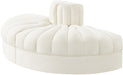 Meridian Furniture - Rummi Cream Velvet Performance Fabric Upholstered 2pc. Sofa - 660Cream-2RC - GreatFurnitureDeal