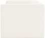 Meridian Furniture - Rummi Cream Velvet Performance Fabric Upholstered 2pc. Loveseat - 660Cream-S68 - GreatFurnitureDeal