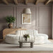 Meridian Furniture - Rummi Cream Velvet Performance Fabric Upholstered 6pc. Sectional - 660Cream-Sec6C - GreatFurnitureDeal