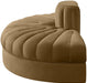 Meridian Furniture - Rummi Saddle Velvet Performance Fabric Upholstered 2pc. Sofa - 660Saddle-2RC - GreatFurnitureDeal