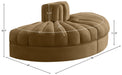 Meridian Furniture - Rummi Saddle Velvet Performance Fabric Upholstered 2pc. Sofa - 660Saddle-2RC - GreatFurnitureDeal