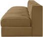 Meridian Furniture - Rummi Saddle Velvet Performance Fabric Upholstered 4pc. Sofa - 660Saddle-S116 - GreatFurnitureDeal