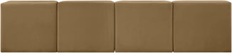 Meridian Furniture - Rummi Saddle Velvet Performance Fabric Upholstered 4pc. Sofa - 660Saddle-S116 - GreatFurnitureDeal