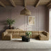 Meridian Furniture - Rummi Saddle Velvet Performance Fabric Upholstered 8pc. Sectional - 660Saddle-Sec8A - GreatFurnitureDeal