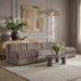 Meridian Furniture - Rummi Taupe Velvet Performance Fabric Upholstered 4pc. Sofa - 660Taupe-S116 - GreatFurnitureDeal
