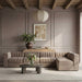 Meridian Furniture - Rummi Taupe Velvet Performance Fabric Upholstered 5pc. Sectional - 660Taupe-Sec5E - GreatFurnitureDeal