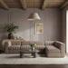 Meridian Furniture - Rummi Taupe Velvet Performance Fabric Upholstered 6pc. Sectional - 660Taupe-Sec6B - GreatFurnitureDeal