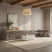Meridian Furniture - Rummi Taupe Velvet Performance Fabric Upholstered 7pc. Sectional - 660Taupe-Sec7D - GreatFurnitureDeal