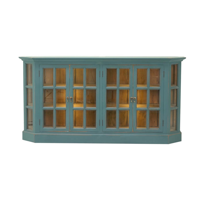 Bramble - Cape Cod Narrow Media Console w/ 6 LED - BR-66398 - GreatFurnitureDeal