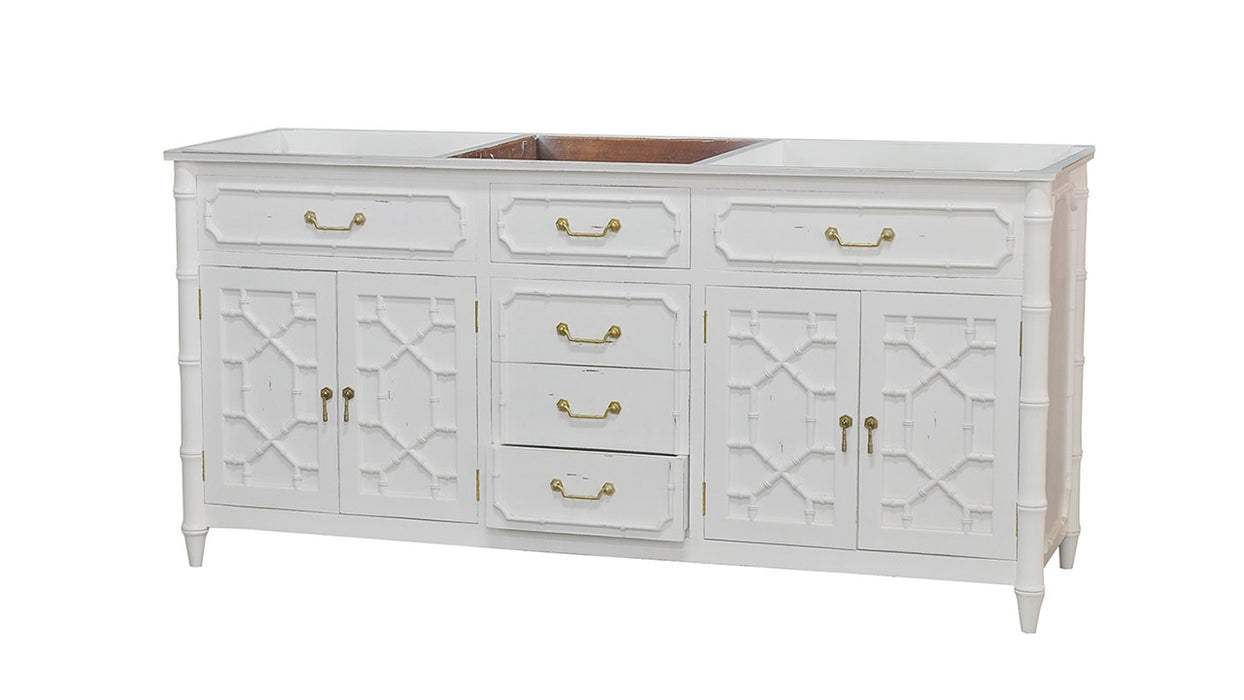 Bramble - Grosvenor Double Vanity w/o Marble Top & Sink - BR-66426 - GreatFurnitureDeal