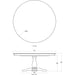 Bramble - Trestle Round Dining Table 72'' w/o Grooves - BR-66434 - GreatFurnitureDeal