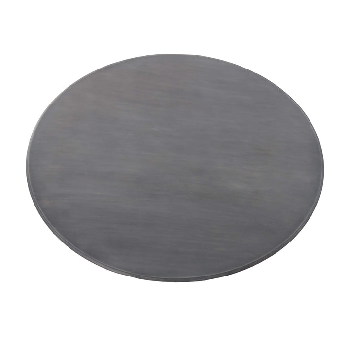 Bramble - Trestle Round Dining Table 72'' w/o Grooves in Grey Stone - US-WS-66434GST-----