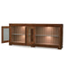 Bramble - Fleet 4 Door Sideboard w/ Glass w/ LED - BR-66622 - GreatFurnitureDeal