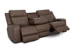 Franklin Furniture - 667 Winston 2 Piece Power Reclining Sofa Set Dual Seat AIR MASSAGE in Detroit Taupe - 66747-62-66735-62-TAUPE - GreatFurnitureDeal