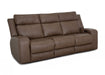 Franklin Furniture - 667 Winston 2 Piece Power Reclining Sofa Set Dual Seat AIR MASSAGE in Detroit Taupe - 66747-62-66735-62-TAUPE - GreatFurnitureDeal