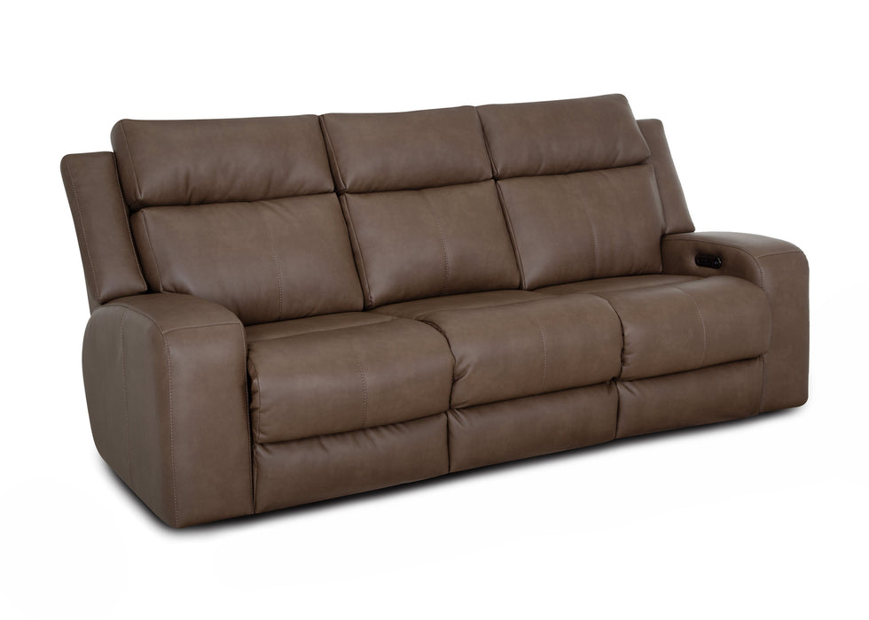 Franklin Furniture - 667 Winston 2 Piece Power Reclining Sofa Set in Detroit Taupe - 66747-66735-TAUPE