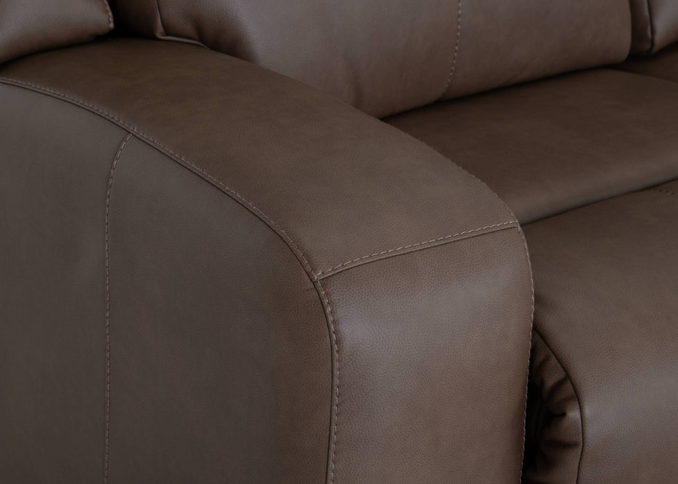 Franklin Furniture - 667 Winston 2 Piece Power Reclining Sofa Set in Detroit Taupe - 66747-66735-TAUPE