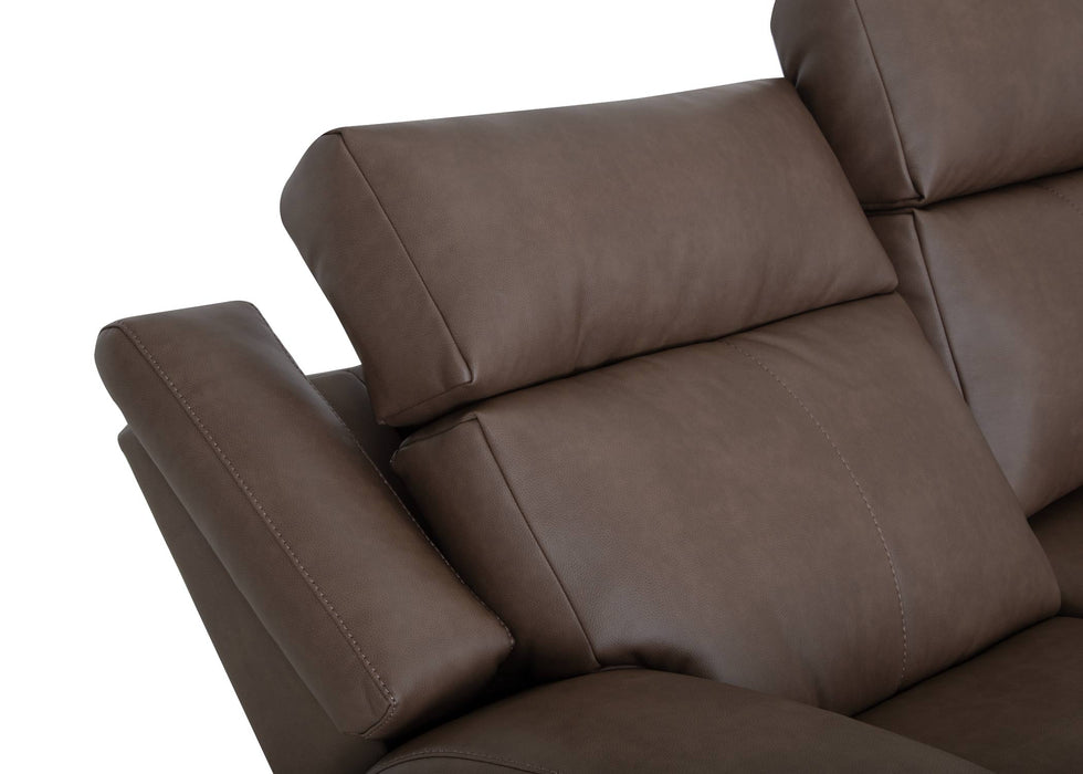 Franklin Furniture - 667 Winston Power Reclining Sofa Dual Seat AIR MASSAGE w/Integrated USB-A/C in Detroit Taupe - 66747-62-TAUPE