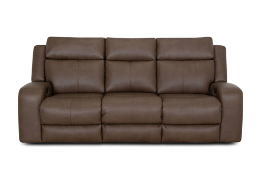 Franklin Furniture - 667 Winston Power Reclining Sofa w/ Power Headrest, Drop Down Table, Cupholders & USB in Detroit Taupe - 66747-TAUPE - GreatFurnitureDeal
