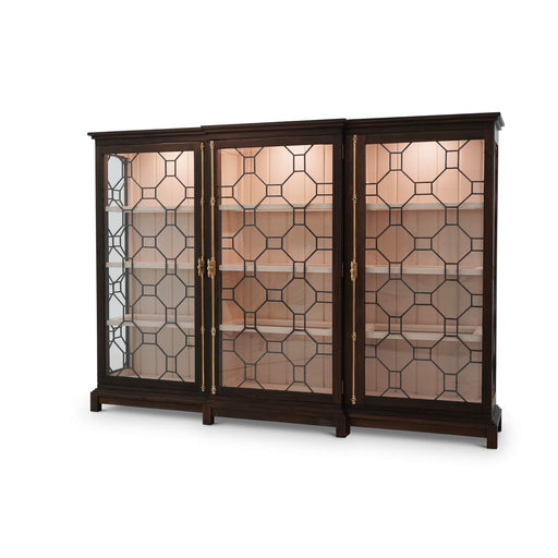 Bramble - Ceylon 3 Door Display Cabinet w/ LED - BR-66780 - GreatFurnitureDeal