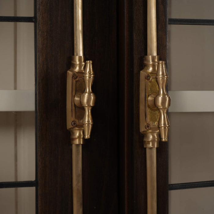 Bramble - Ceylon 3 Door Display Cabinet w/ LED - BR-66780 - GreatFurnitureDeal