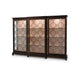 Bramble - Ceylon 3 Door Display Cabinet w/ LED - BR-66780 - GreatFurnitureDeal