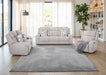 Franklin Furniture - 668 Logan 3 Piece Power Reclining Sofa Set in Dolby Storm - 66847-62-66835-62-6568-30-STORM - GreatFurnitureDeal