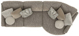 Jackson Furniture - Turner 3 Piece Sectional Sofa in Mushroom - 3145-63-96-28-MUS - GreatFurnitureDeal