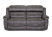 Franklin Furniture - Corwin Reclining Console Loveseat in Cash Smoke - 67134-SMOKE - GreatFurnitureDeal