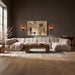 Meridian Furniture - Orin Beige Velvet Performance Fabric Upholstered 6 pc. Sectional - 671Beige-Sec6C - GreatFurnitureDeal