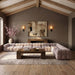 Meridian Furniture - Orin Beige Velvet Performance Fabric Upholstered 8 pc. Sectional - 671Beige-Sec8B - GreatFurnitureDeal