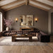 Meridian Furniture - Orin Brown Velvet Performance Fabric Upholstered 8 pc. Sectional - 671Brown-Sec8B - GreatFurnitureDeal