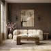 Meridian Furniture - Orin Cream Velvet Performance Fabric Upholstered 2 pc. Sofa - 671Cream-S2A - GreatFurnitureDeal