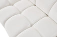Meridian Furniture - Orin Cream Velvet Performance Fabric Upholstered 7 pc. Sectional - 671Cream-Sec7F - GreatFurnitureDeal