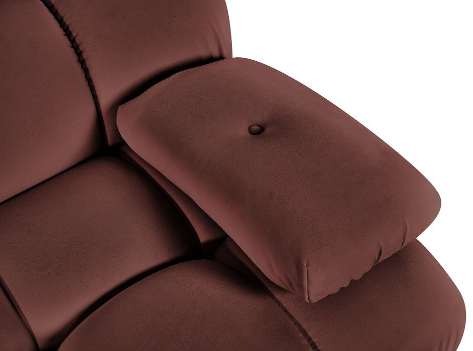 Meridian Furniture - Orin Rose Velvet Performance Fabric Upholstered 2 pc. Sofa - 671Rose-S2B - GreatFurnitureDeal