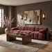 Meridian Furniture - Orin Rose Velvet Performance Fabric Upholstered 3 pc. Sofa - 671Rose-S3B - GreatFurnitureDeal