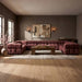 Meridian Furniture - Orin Rose Velvet Performance Fabric Upholstered 9 pc. Sectional - 671Rose-Sec9A - GreatFurnitureDeal
